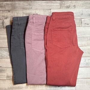 M jeans byMaurices High Rise Ankle & Cropped Pants Bundle 3 pack